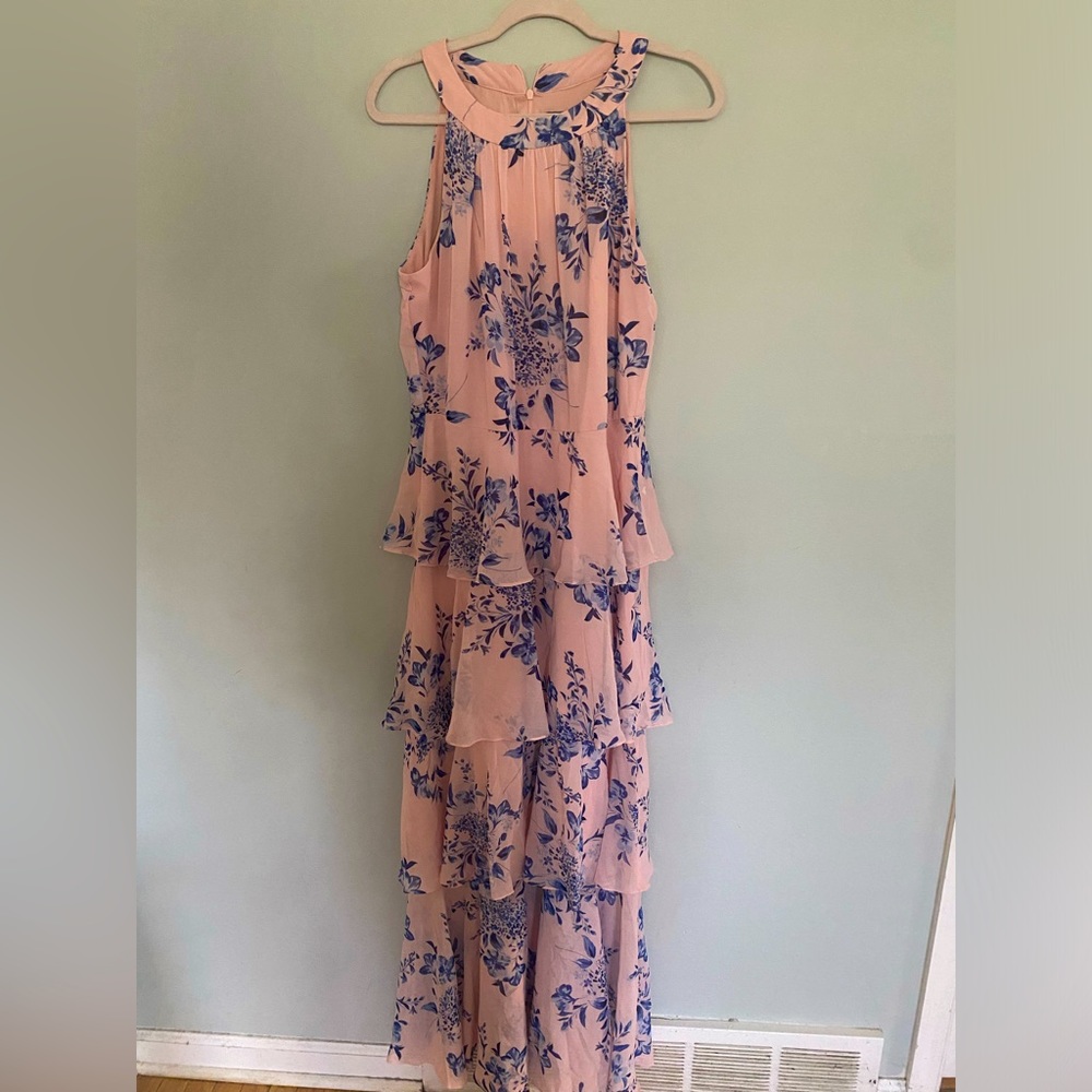 Tiered Floral Maxi Dress.